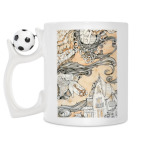 Кружка с футбольным мячиком