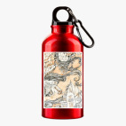 Металлическая бутылка 400 мл UV-DTF