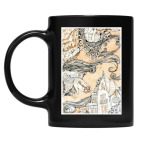 Кружка цветная UV-DTF