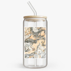 Банка с бамбуковой крышкой