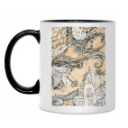 Кружка двухцветная