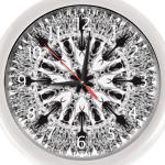 мандала с косточками и 8-конечными углами