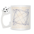Кружка с футбольным мячиком
