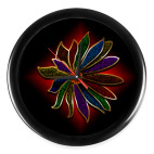 Разноцветный цветок