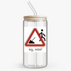 Банка с бамбуковой крышкой