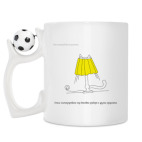 Кружка с футбольным мячиком