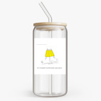 Банка с бамбуковой крышкой