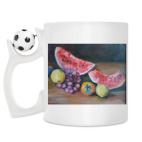 Кружка с футбольным мячиком