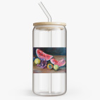 Банка с бамбуковой крышкой