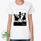 Женская футболка органик