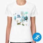 Женская спортивная футболка