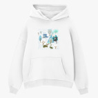 Толстовка худи оверсайз