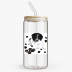 Банка с бамбуковой крышкой