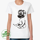 Женская футболка органик