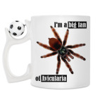 Кружка с футбольным мячиком