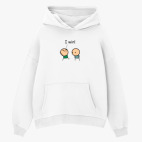 Толстовка худи оверсайз