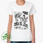 Женская футболка органик