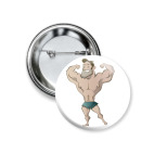 Значок 37 мм Качок