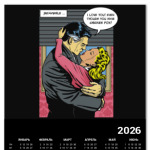 Страница из ретро комикса