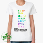 Женская футболка органик