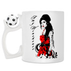 Кружка с футбольным мячиком