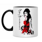 Кружка двухцветная