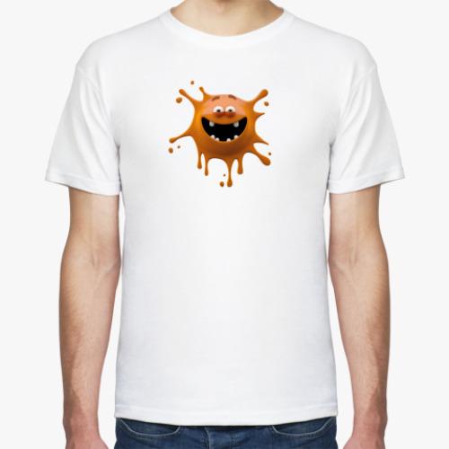 Футболка с принтом Клякса