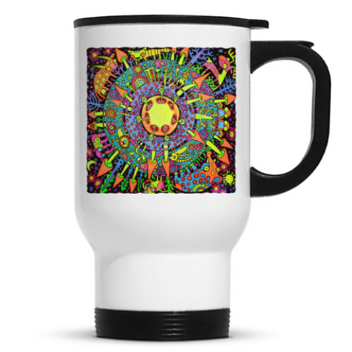 Кружка-термос с принтом Глюк