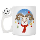 Кружка с футбольным мячиком