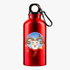 Металлическая бутылка 400 мл UV-DTF