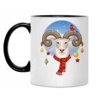 Кружка двухцветная