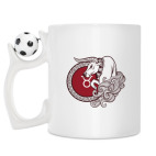 Кружка с футбольным мячиком