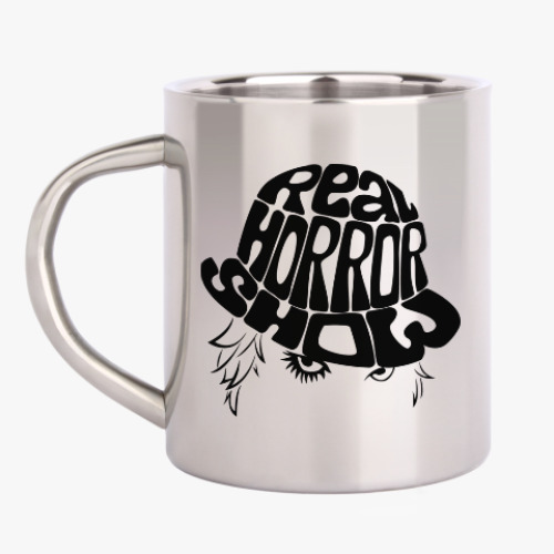 Кружка металлическая с принтом Clockwork Orange