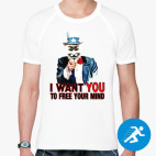 Мужская спортивная футболка