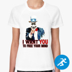 Женская спортивная футболка