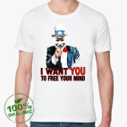 Мужская футболка органик