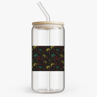 Банка с бамбуковой крышкой