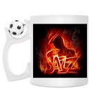 Кружка с футбольным мячиком