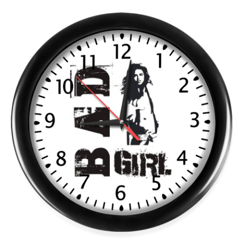 Настенные часы Bad girl