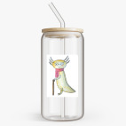 Банка с бамбуковой крышкой