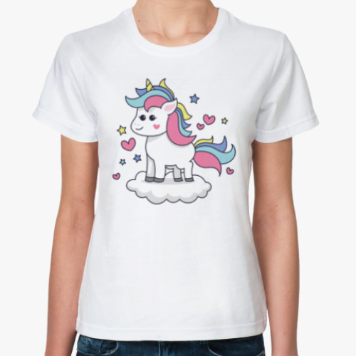 Классическая футболка Sky Unicorn