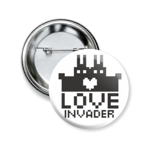 Значок 50мм Кролики завоеватели друг-друга