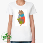 Женская футболка органик