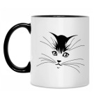 Кружка двухцветная