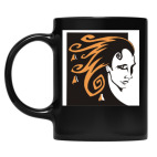 Кружка цветная UV-DTF