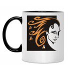 Кружка двухцветная