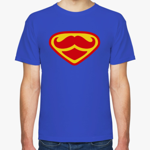 Футболка Moustache Superman