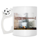 Кружка с футбольным мячиком