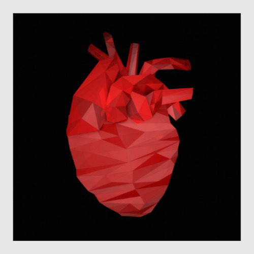 Постер Сердце 3D
