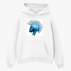 Толстовка худи оверсайз